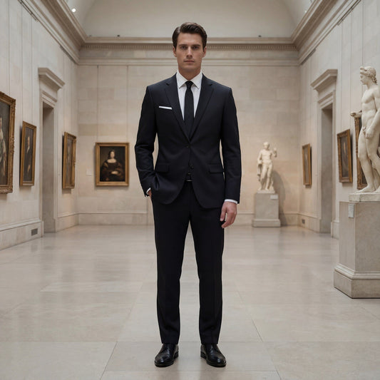 Set Men - Double-Breasted Suit Set