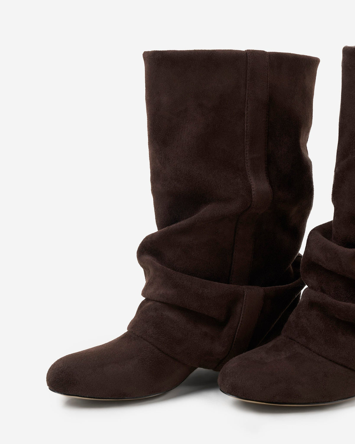 Knee High Boots Women - Slouchy Knee High Boots with Hidden Heel