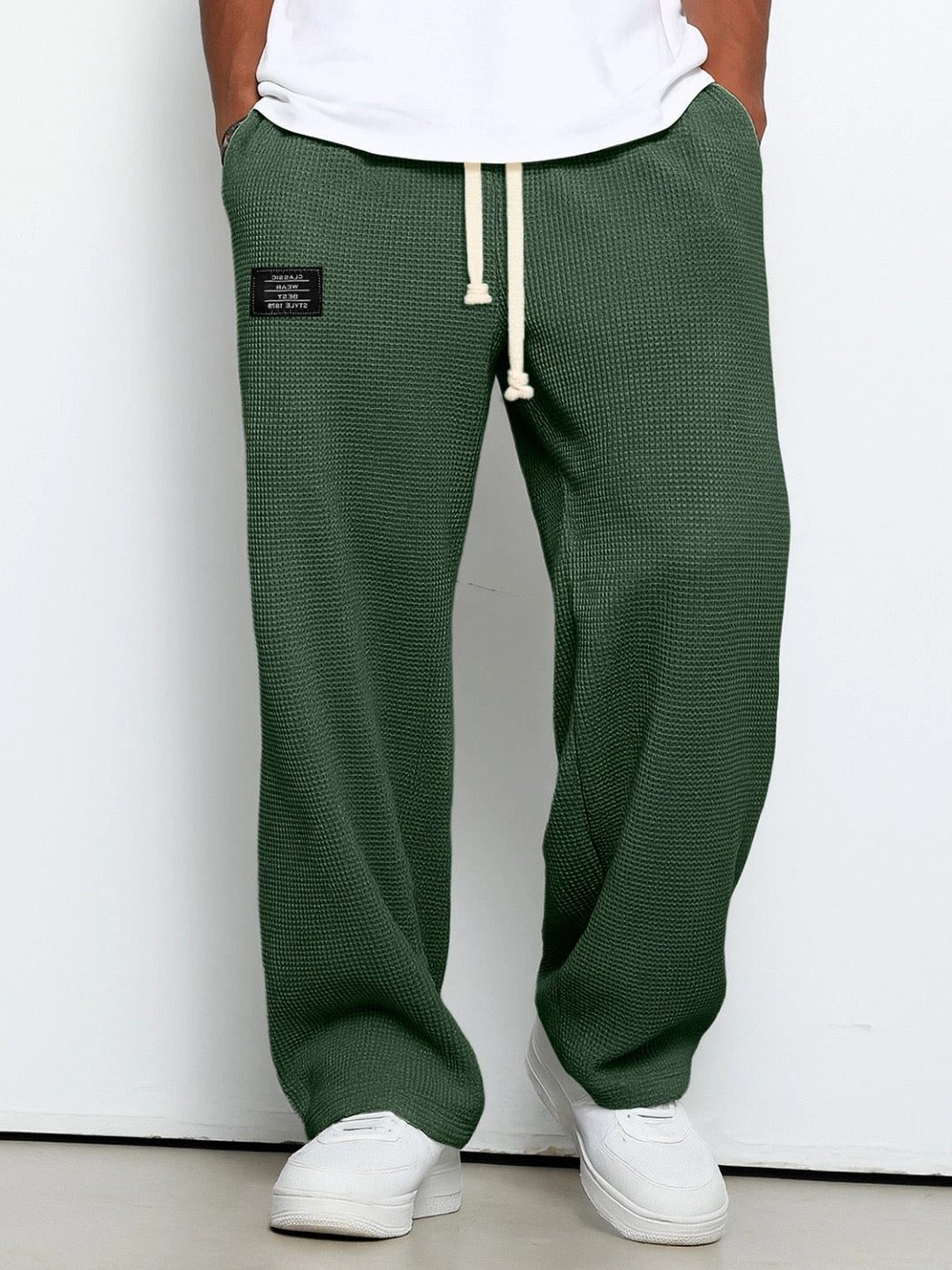 Trousers Men - Relaxed Fit Textured Trousers