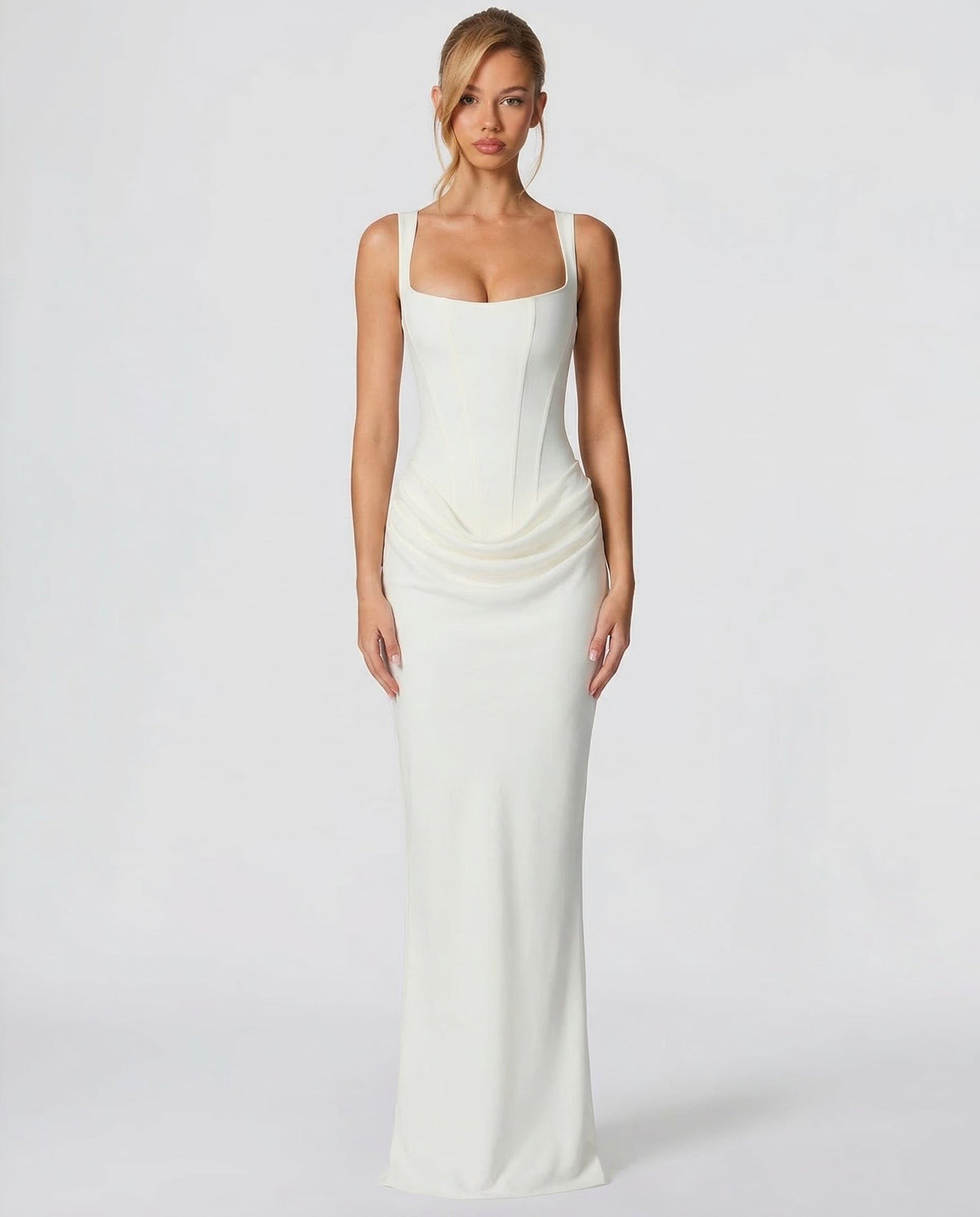 Maxi Dress Women - Fishtail Sculpted Maxi Dress
