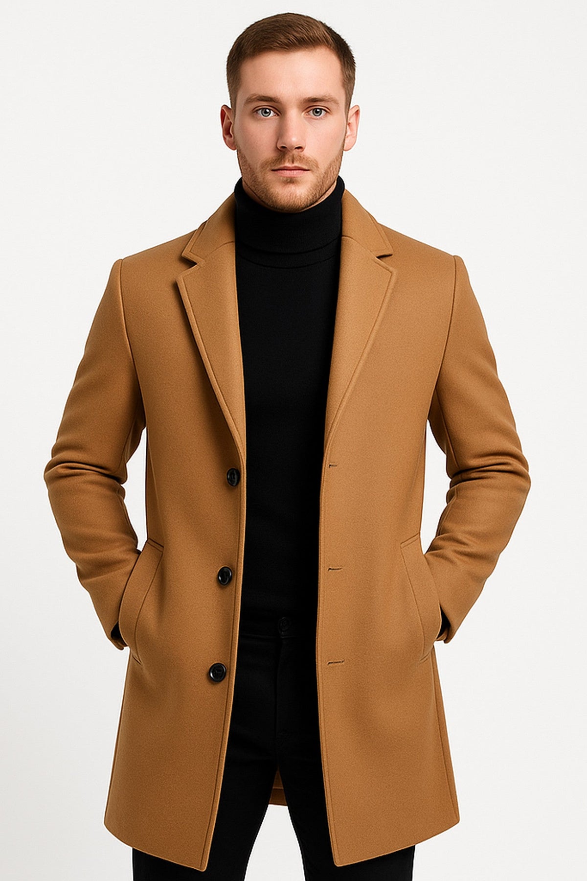Coat Men - Transition Notch Smart Coat with Collar