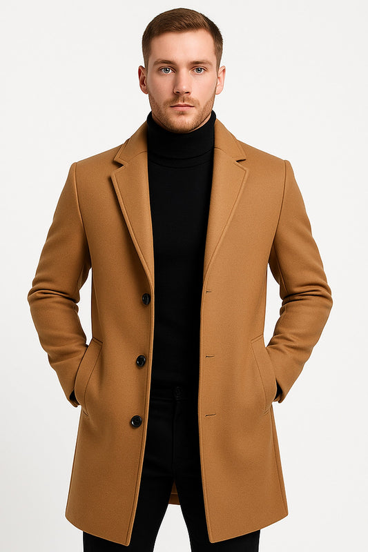 Coat Men - Transition Notch Smart Coat with Collar