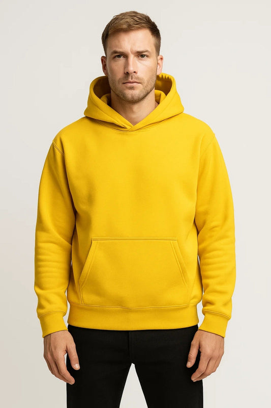 Hoodie Men - Street Style Kangaroo Hoodie with Pocket Detail