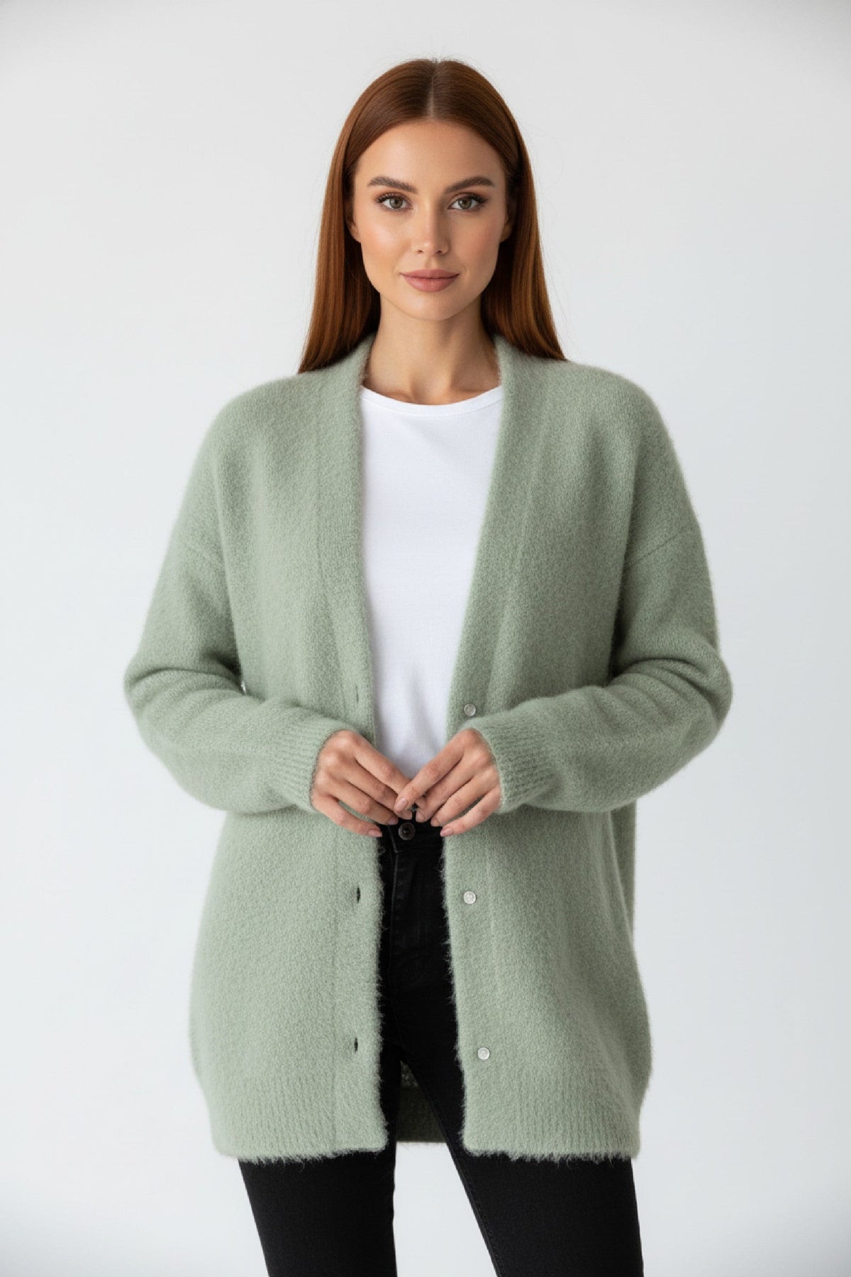 Cardigan Women - Wool Soft Warm Cardigan