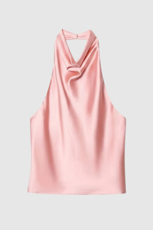 Top Women - Fitted Going Out Top with Open Back