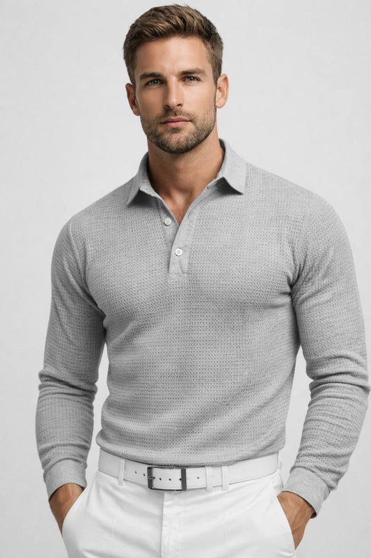 Polo Shirt Men - Straight Cut All-Season Polo