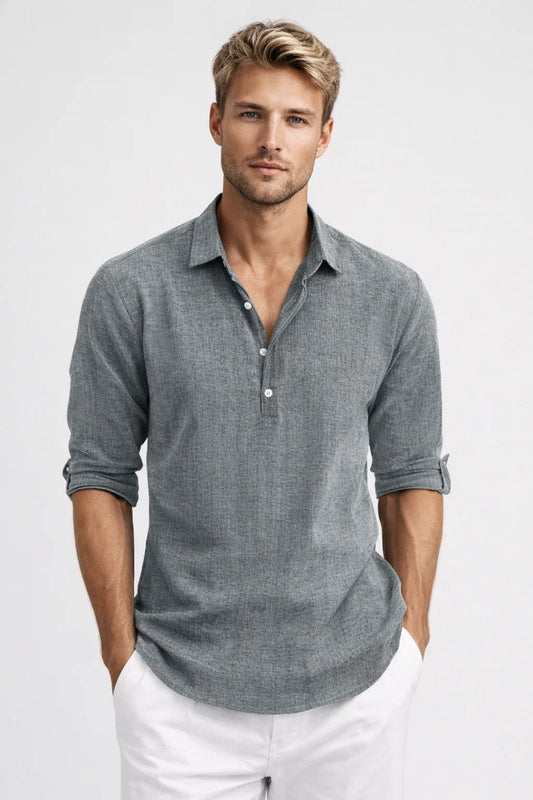 Shirt Men - Slim Fit Dress Men Shirt