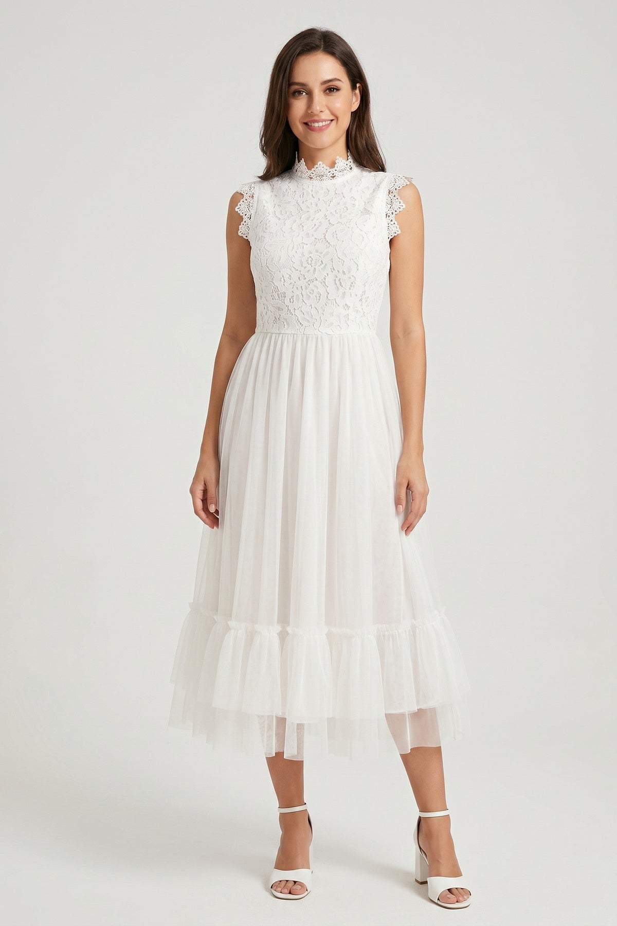 Midi Dress Women - Flared Summer Dress