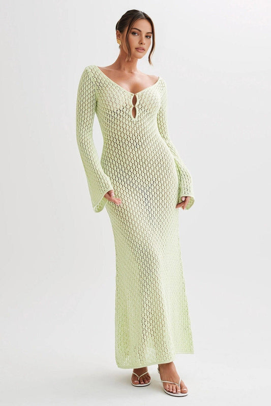 Maxi Dress Women - Button Front Summer Dress