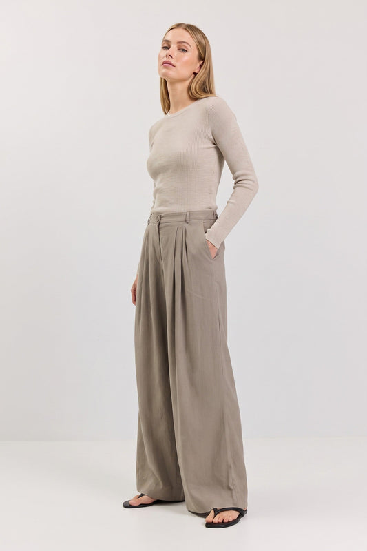 Trousers Women - Wide Leg Palazzo Trousers