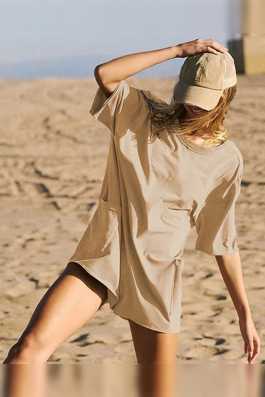 Jumpsuit Women - Loose Fit Jumpsuit with Open Back