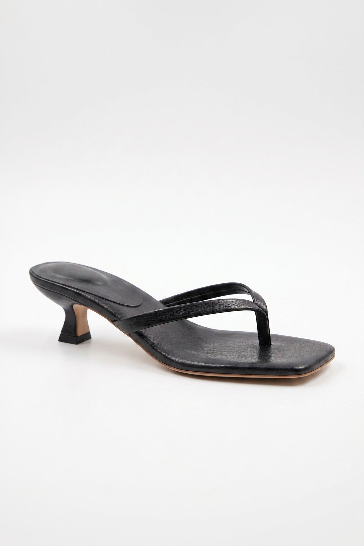 Sandals Women - Low Heel Toe Post Mule Sandals