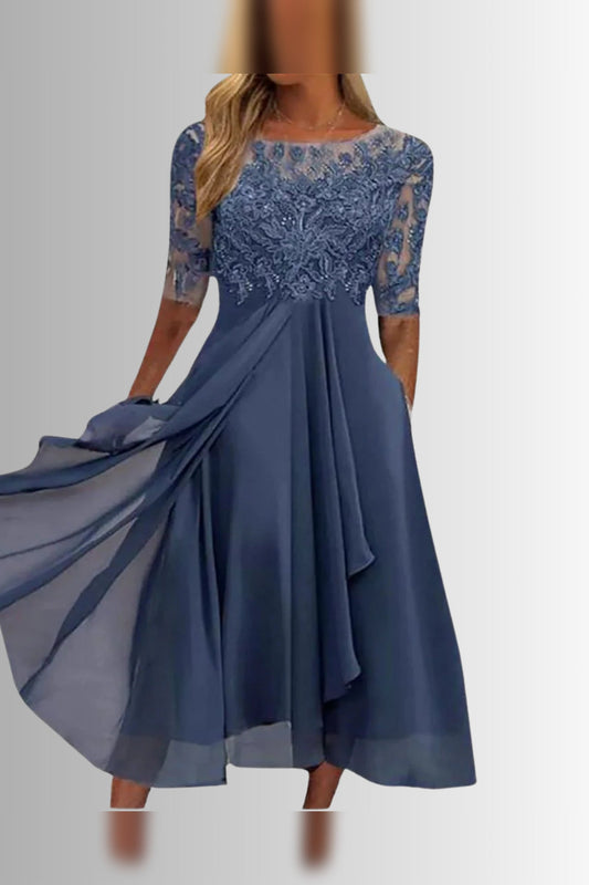 Dress Women - Occasion Dress with Lace Detail