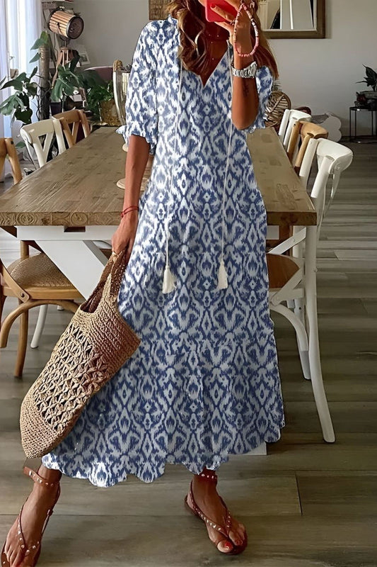 Maxi Dress Women - Boho Flowing Maxi Dress
