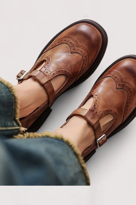 Loafers Women - Mary Jane Shoes with Cushioned Support
