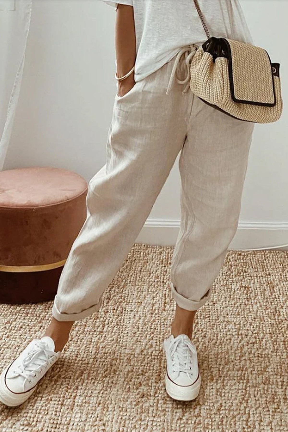 Trousers Women - Breathable Trousers with Moisture-Wicking Finish