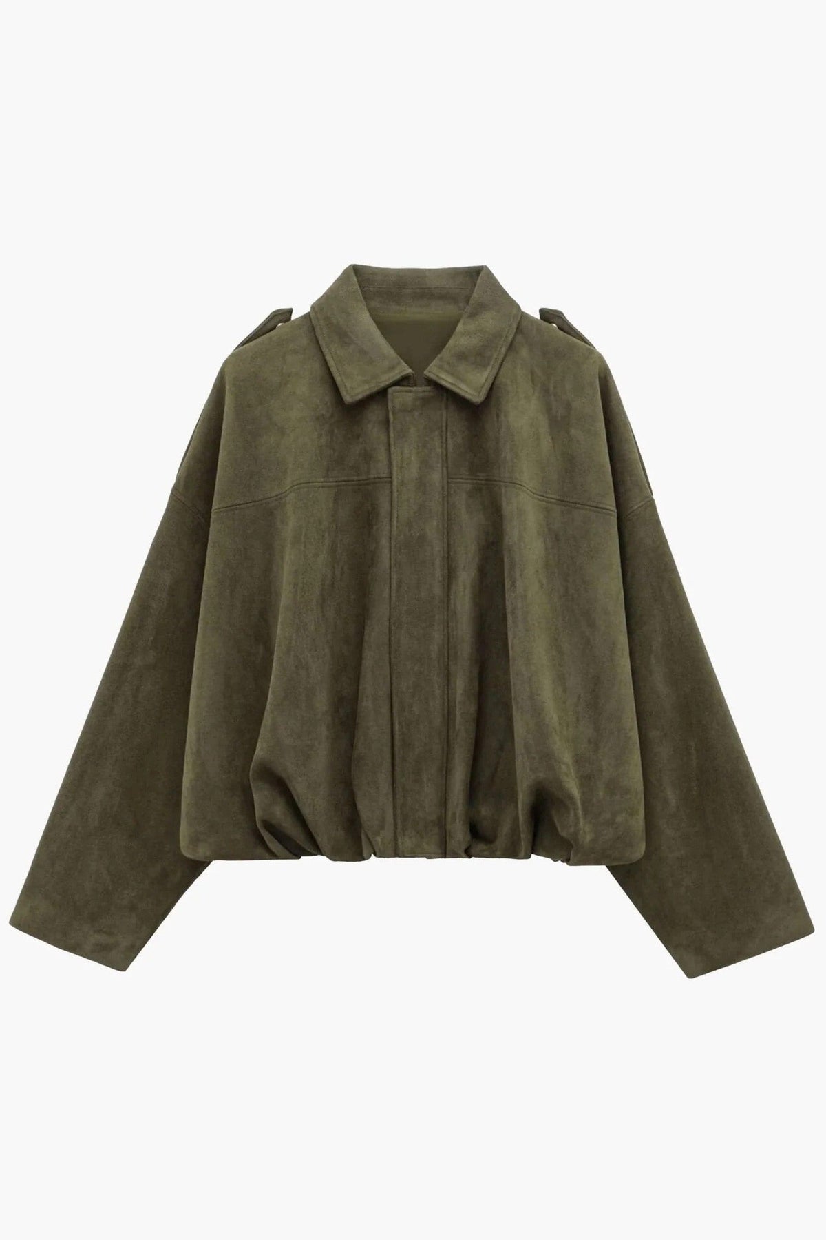 Bomber Jacket Women - Suede Lightweight Bomber Jacket