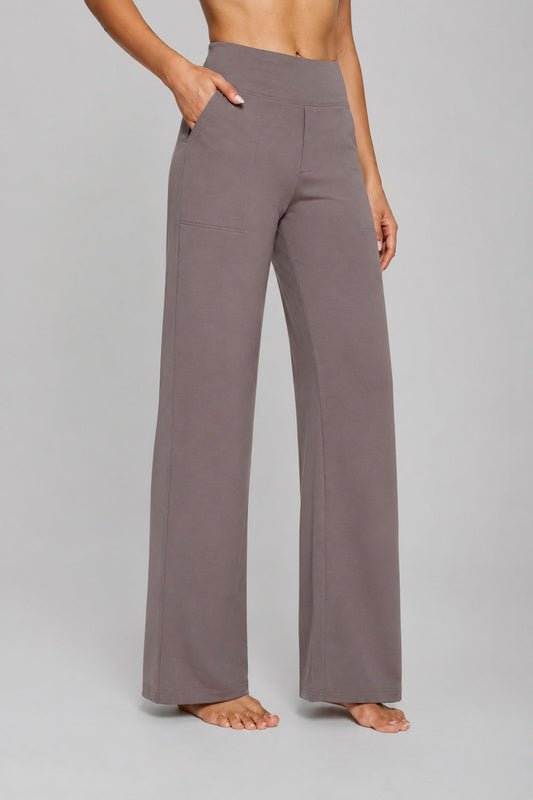 Trousers Women - Stretch Lightweight Trousers with Side Pockets