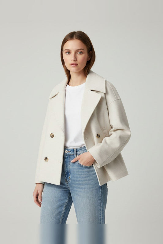 Jacket Women - Double-Breasted Jacket