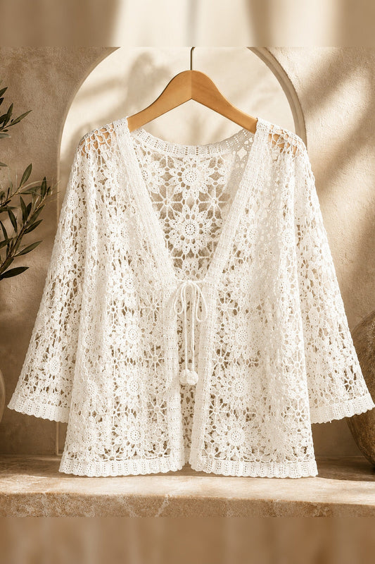 Cardigan Women - Knit Floral Cardigan
