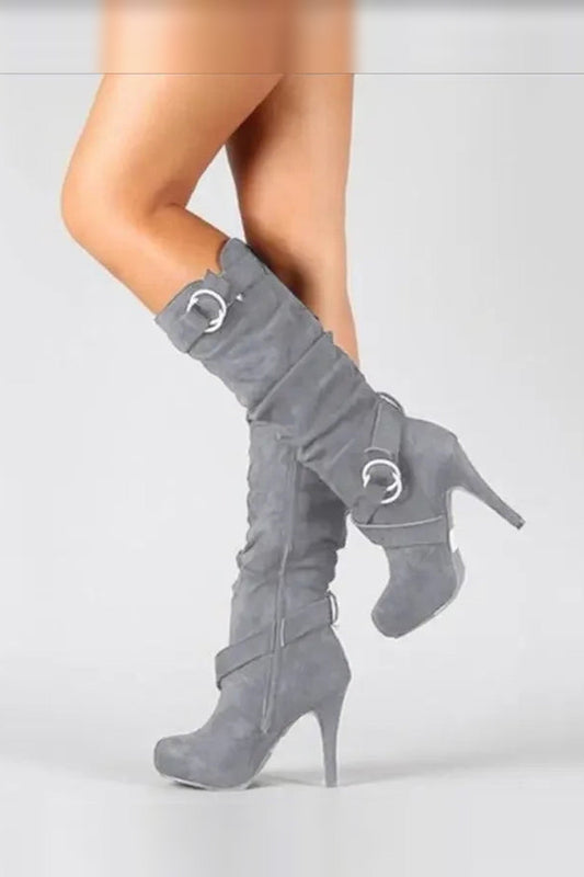 Knee High Boots Women - Knee High Boots with Platform Sole