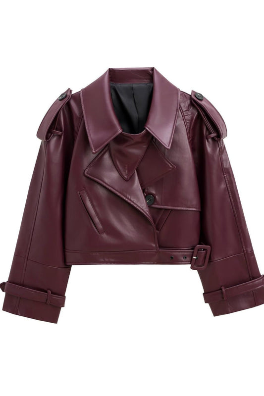 Coat Women - Cropped Trench Coat