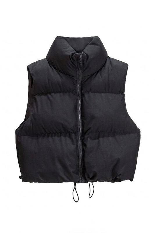 Coat Women - Cropped Puffer Quilted Coat