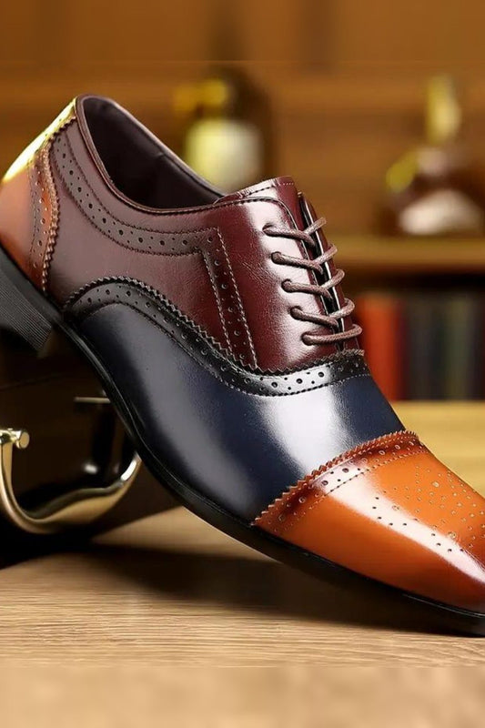 Shoes Men - Oxford Colour-Block Shoes