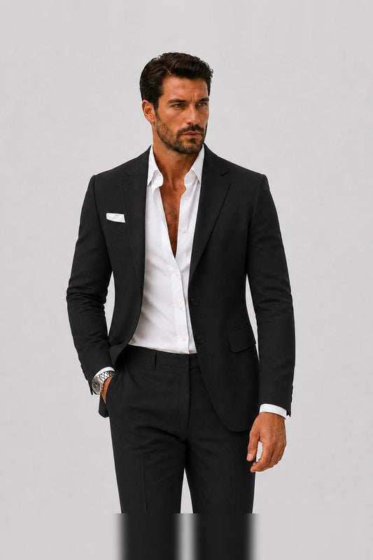 Suit Men - Linen Breathable Suit