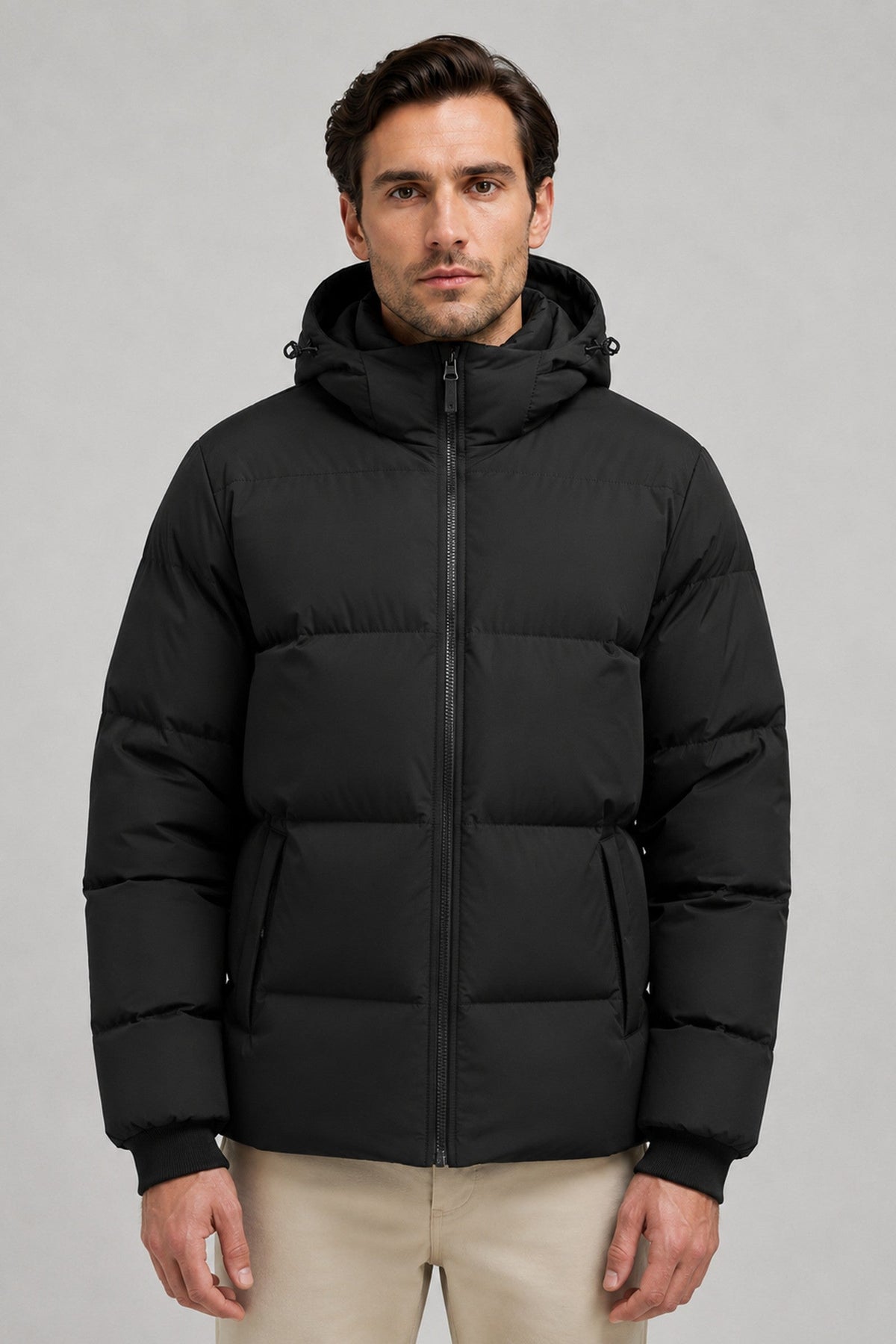 Coat Men - Hooded Puffer Coat