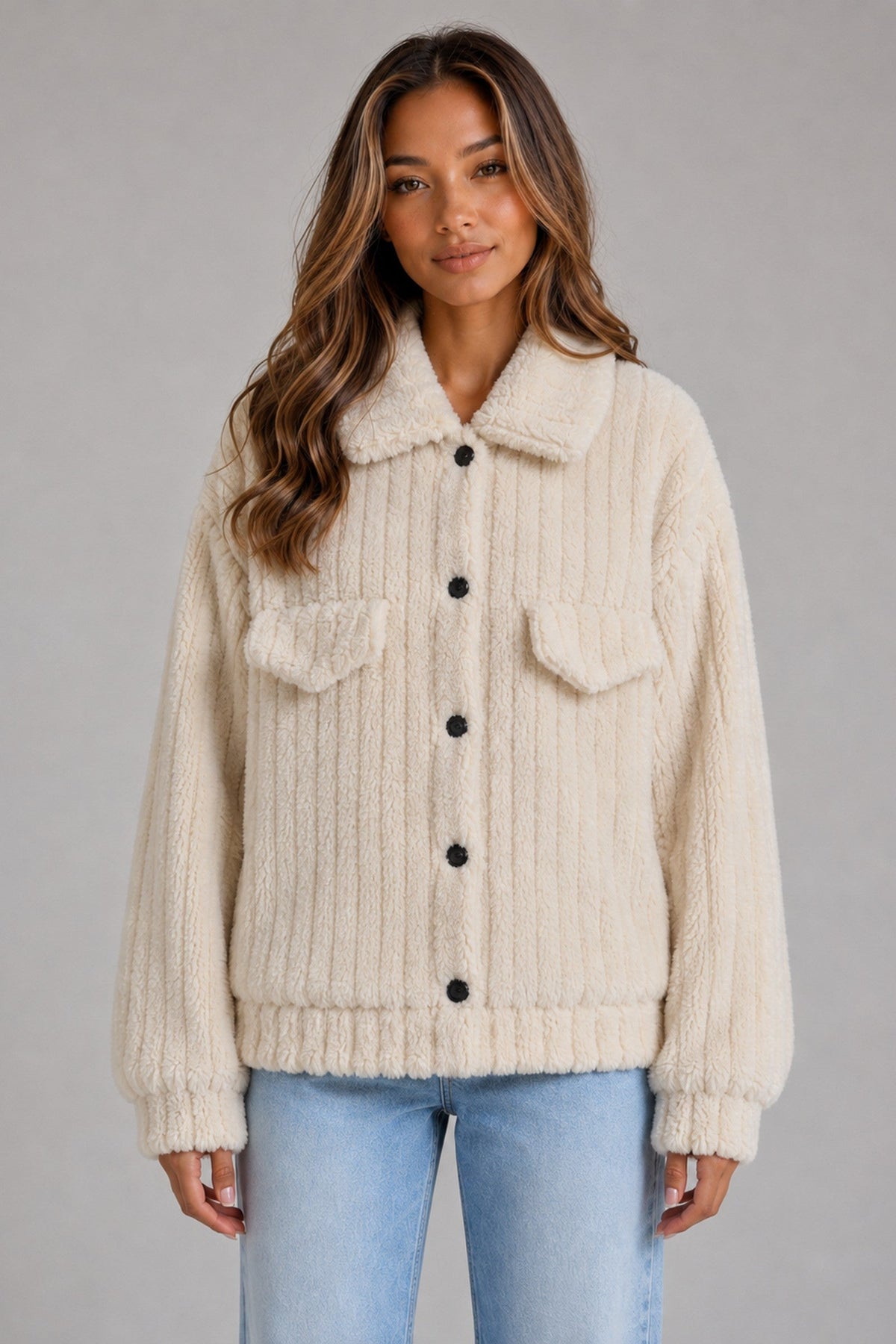 Jacket Women - Teddy Soft Jacket