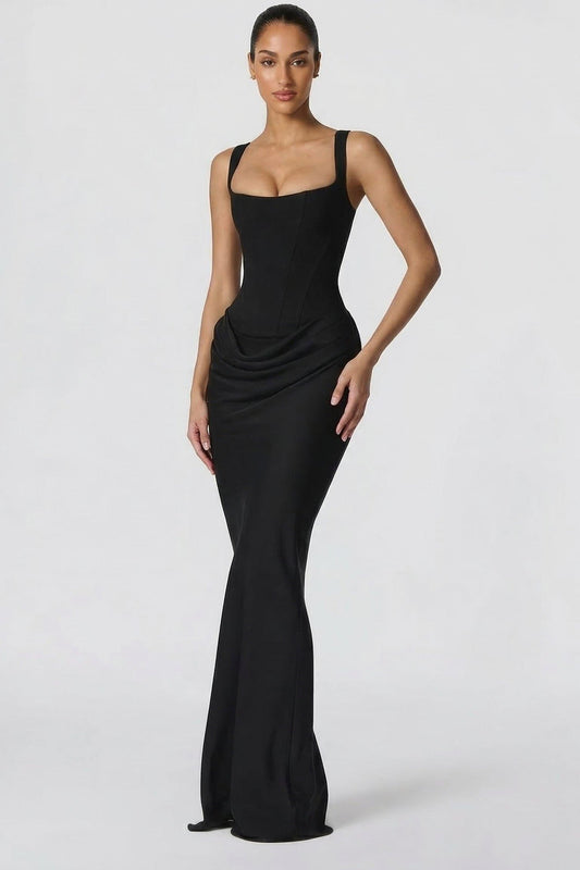 Maxi Dress Women - Fishtail Sculpted Maxi Dress