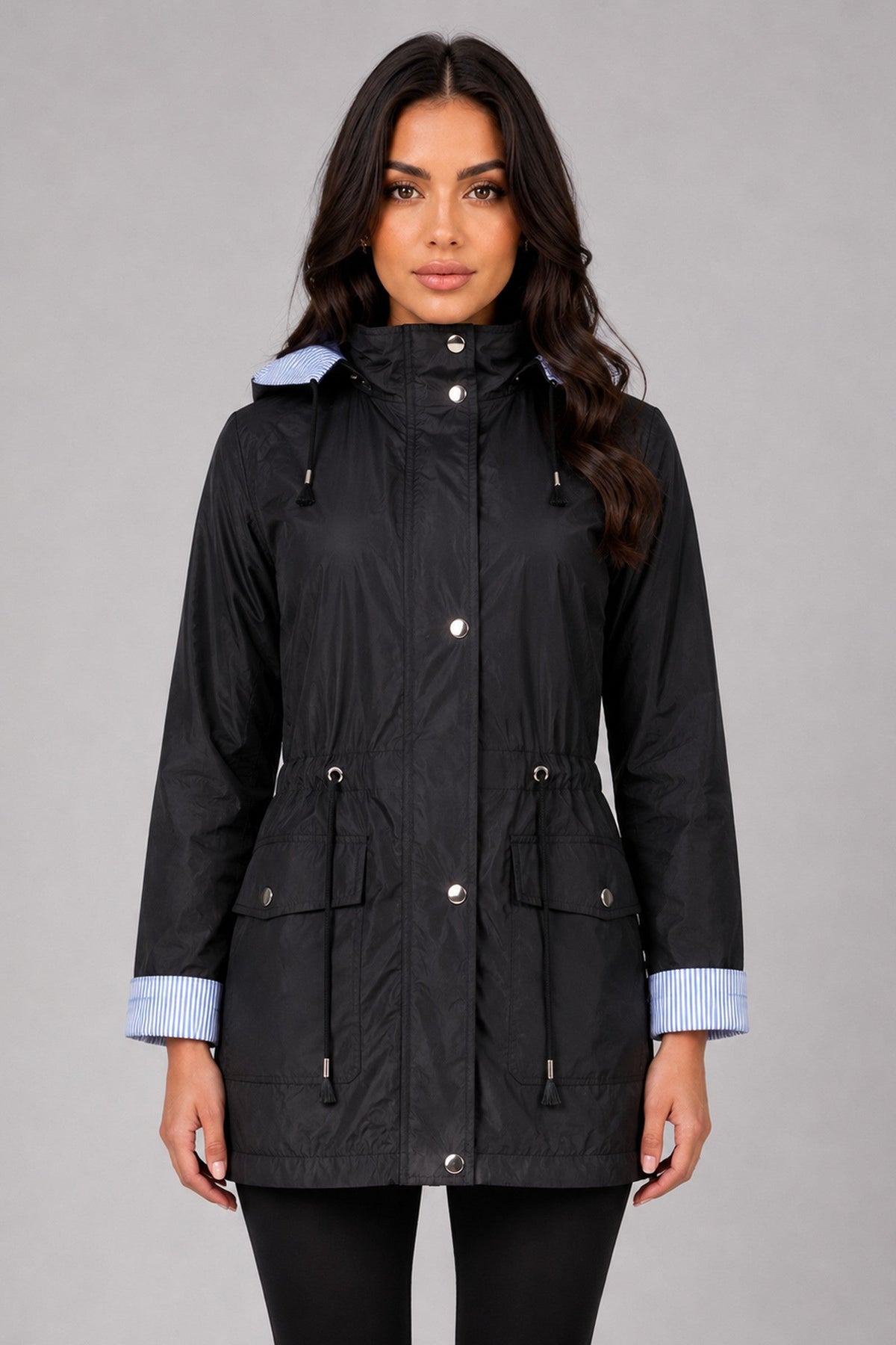 Rain Jacket Women - Lightweight Hooded Rain Jacket
