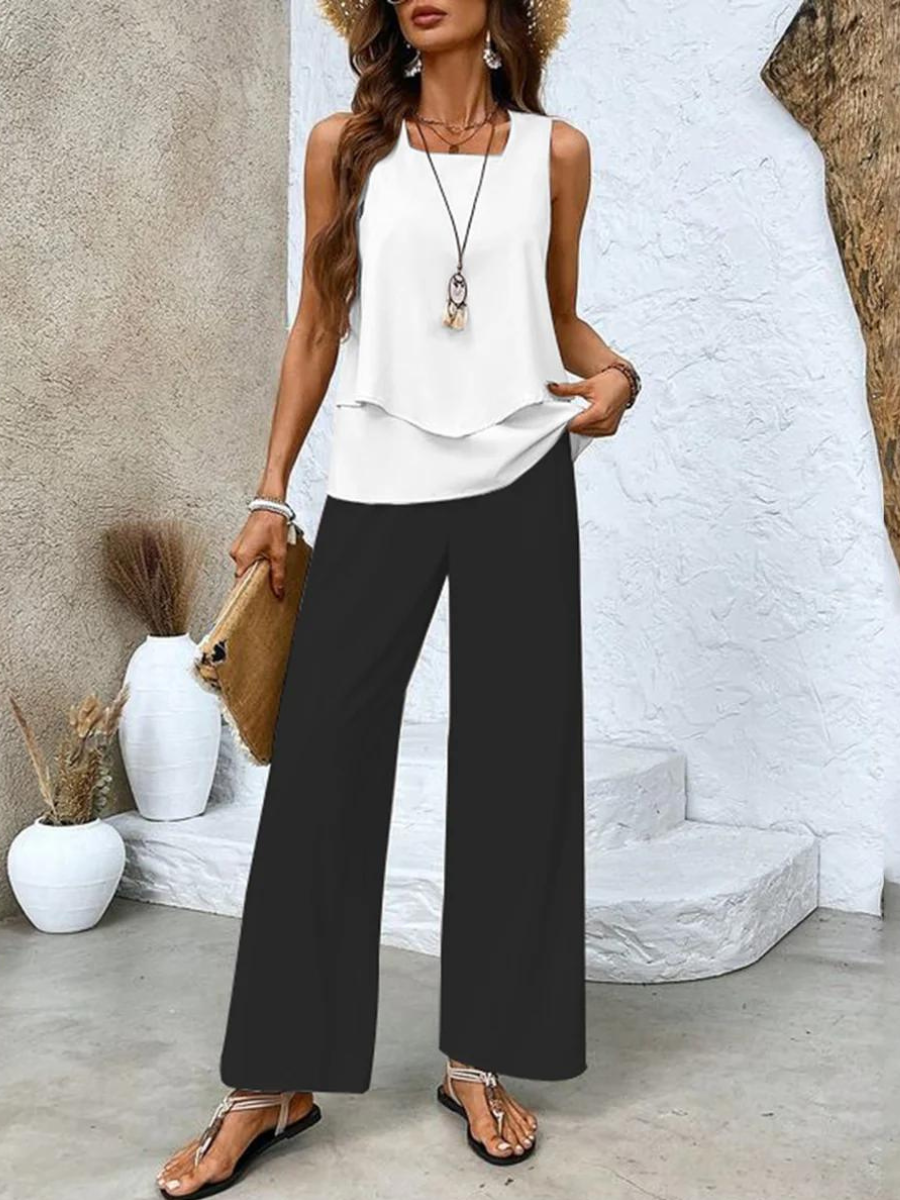 Two-Piece Set Women - Lightweight Breathable Two-Piece Set