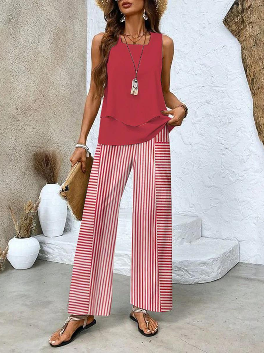 Two-Piece Set Women - Lightweight Breathable Two-Piece Set