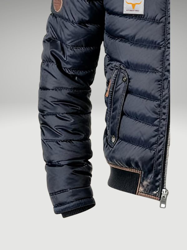 Coat Men - Quilted Bomber Coat