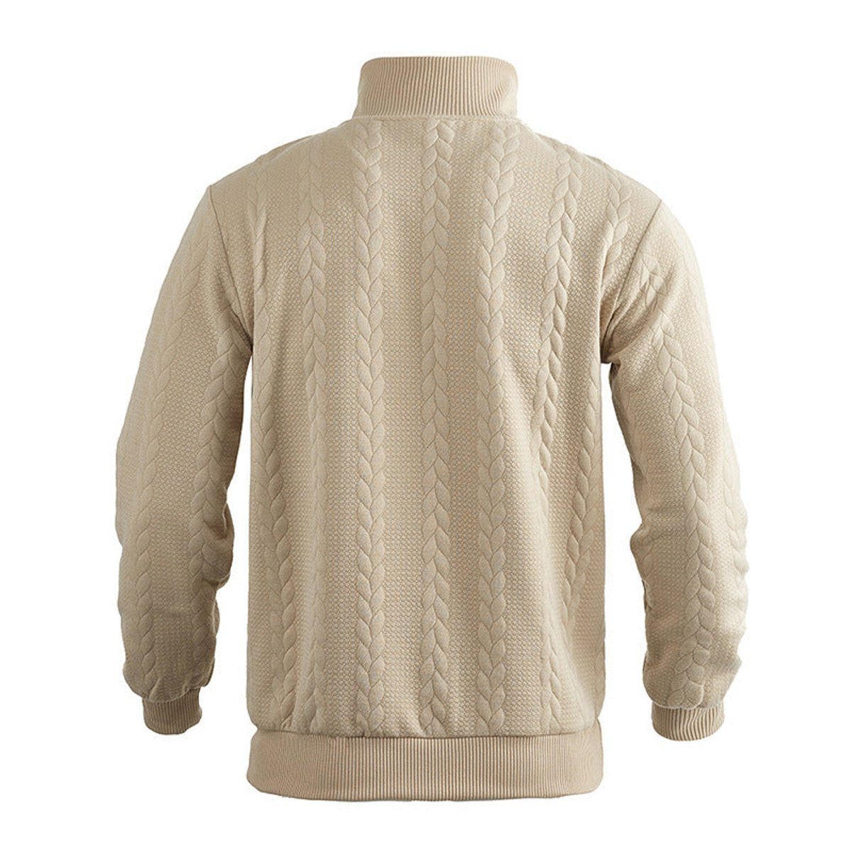 Jumper Men - Quarter-Zip Cable Knit Jumper