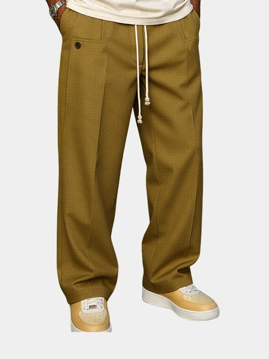 Trousers Men - Chinos Straight Trousers