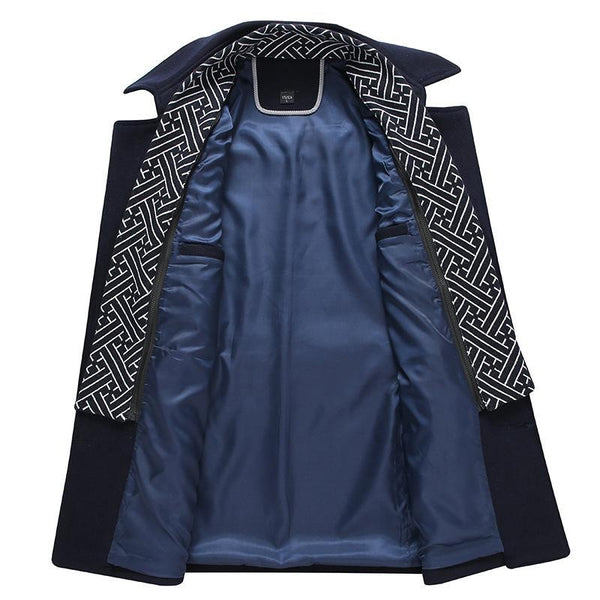 Coat Men - Wool Business Casual Coat
