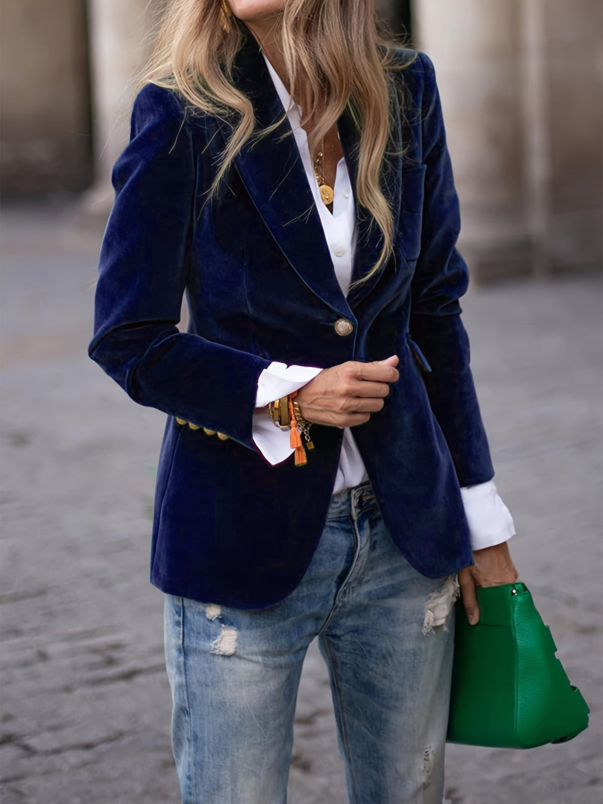 Blazer Women - Tailored Fit Structured Blazer