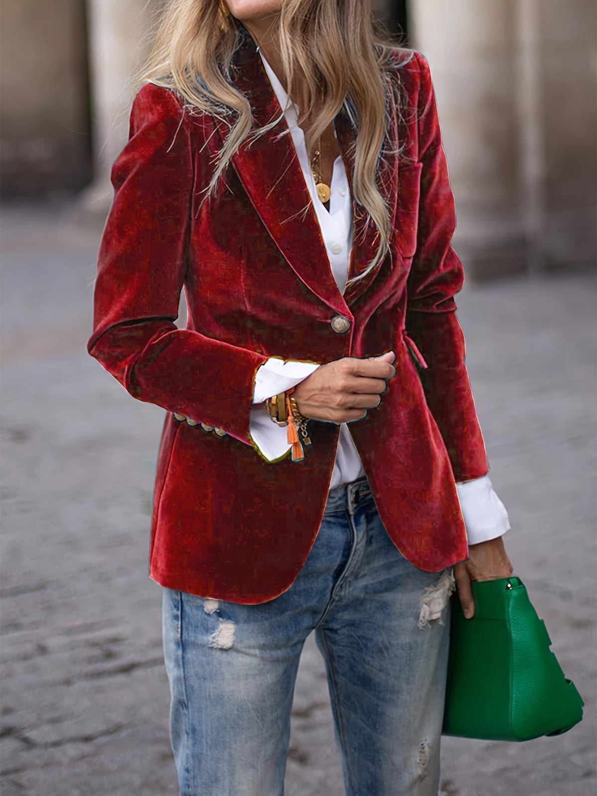 Blazer Women - Tailored Fit Structured Blazer