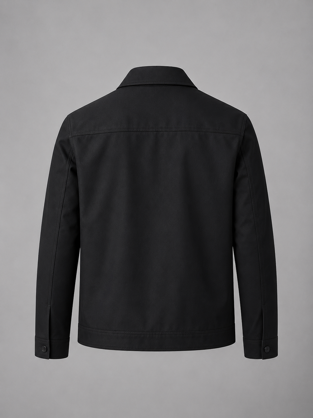 Jacket Men - Zip-Front Lightweight Jacket with Side Pockets