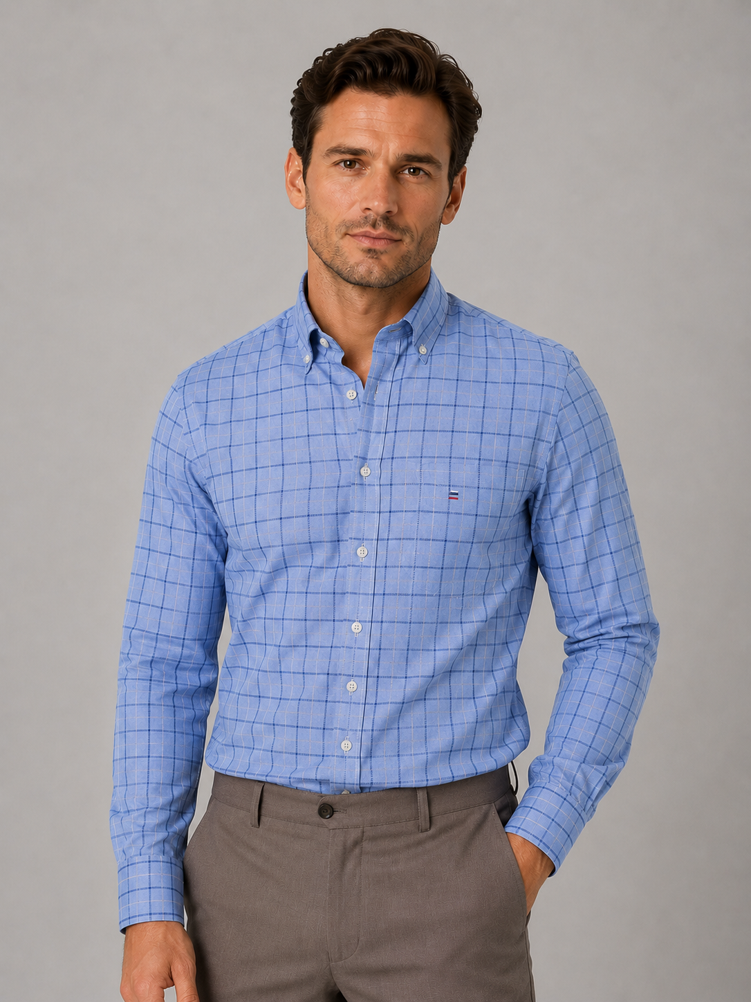 Shirt Men - Cotton Smart Shirt