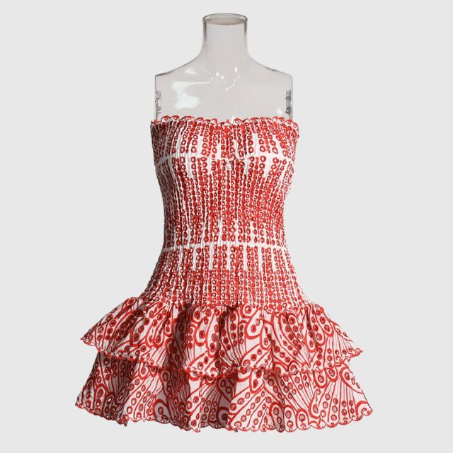 Dress Women - Mini Ruched Bandeau Dress