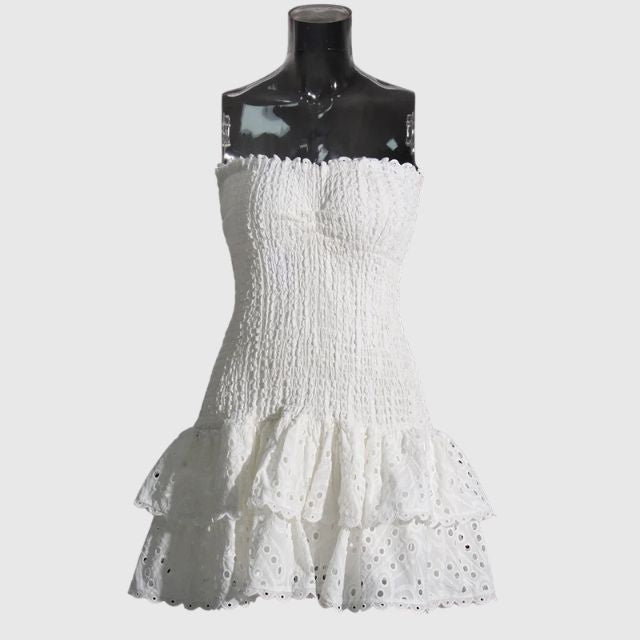 Dress Women - Mini Ruched Bandeau Dress