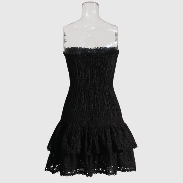 Dress Women - Mini Ruched Bandeau Dress