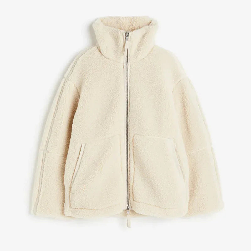 Jacket Women - Soft Warm Teddy Jacket
