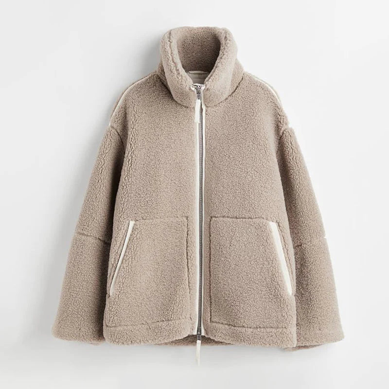 Jacket Women - Soft Warm Teddy Jacket