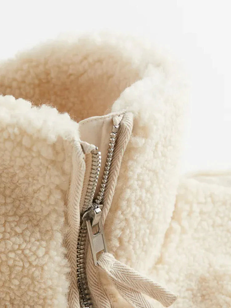 Jacket Women - Soft Warm Teddy Jacket