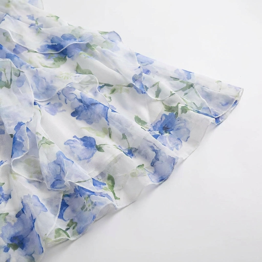 Maxi Dress Women - Corset Floral Maxi Dress